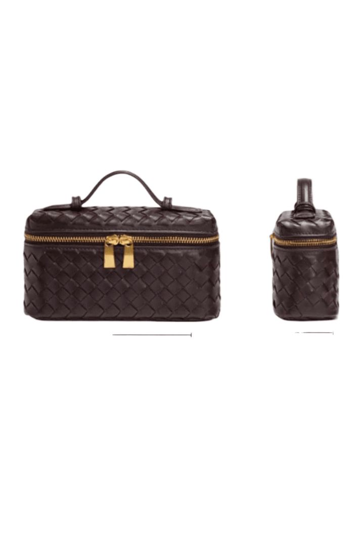 AURELIA – Luxuriöse Ledertasche mit Flechtdesign - ZAYVI