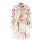 Aurora Bloom Belted Dress - Miraee Paris