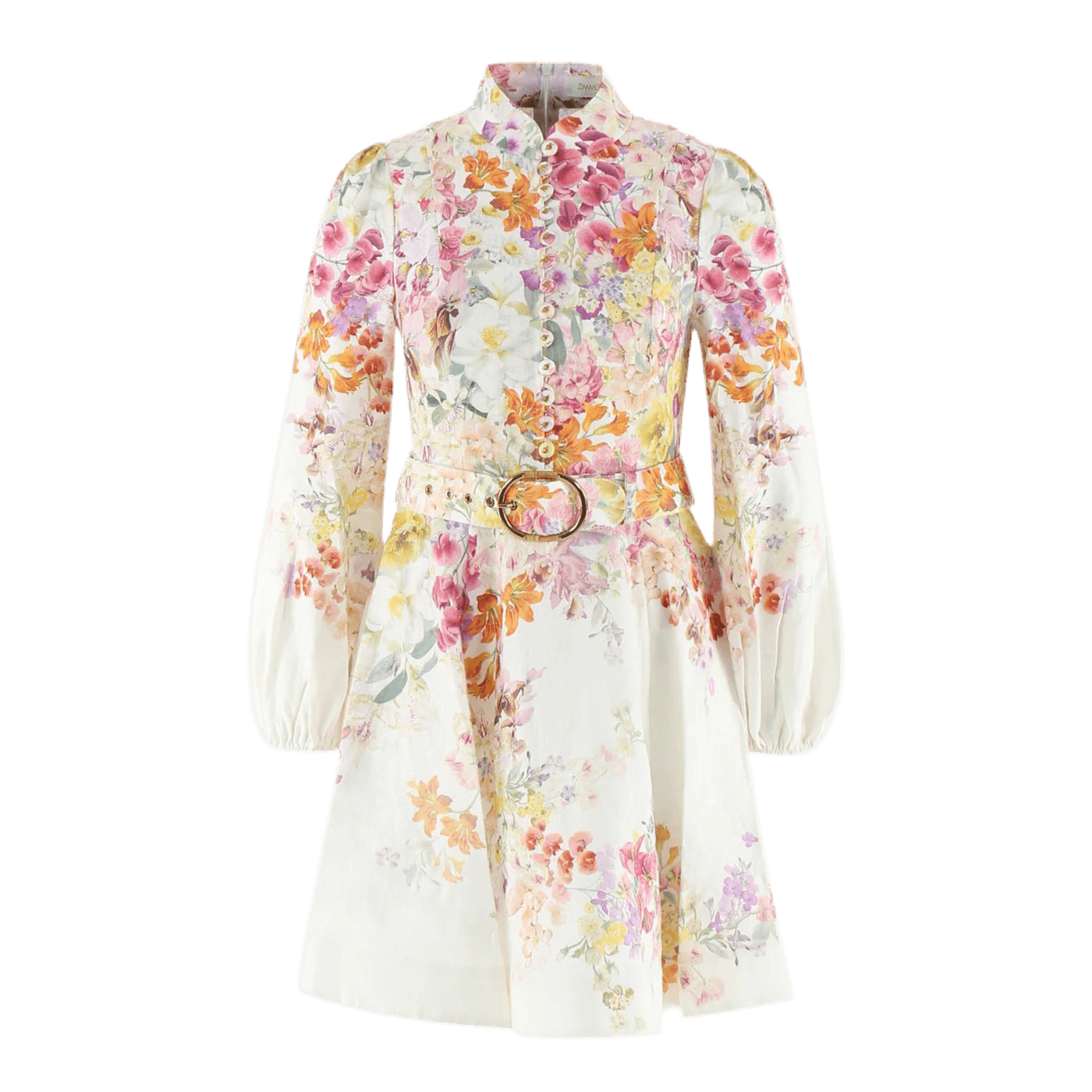 Aurora Bloom Belted Dress - Miraee Paris
