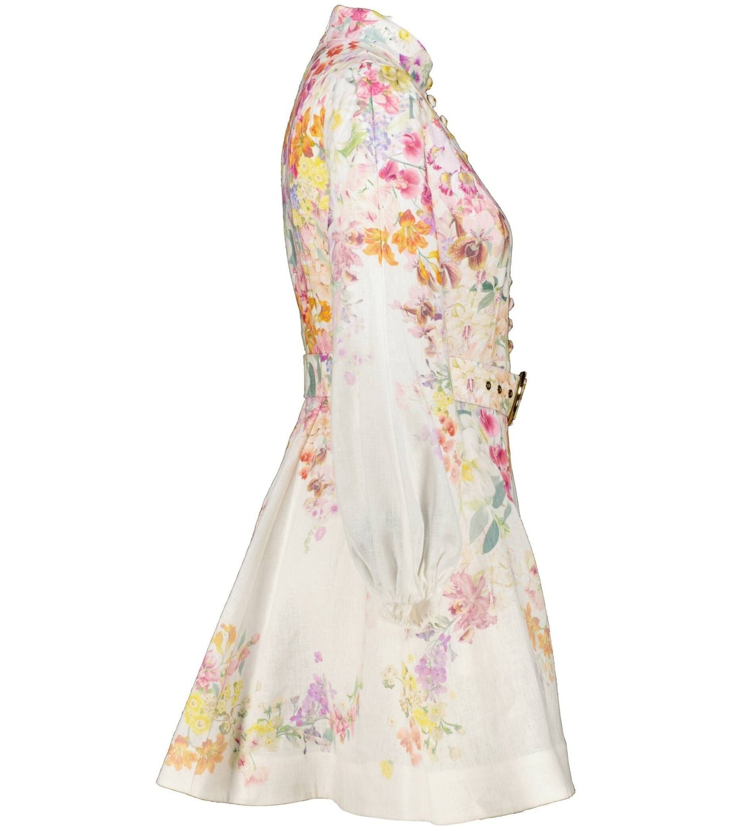 Aurora Bloom Belted Dress - Miraee Paris