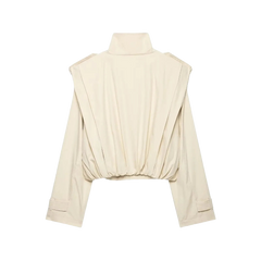 BSAY VINTAGE – Cropped Trenchcoat | Doppelreiher Épaulettes - MIRAÉE PARIS