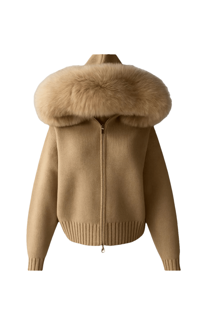BELAMY – Chaleur Kapuzenpullover mit Fellbesatz - Miraee Paris
