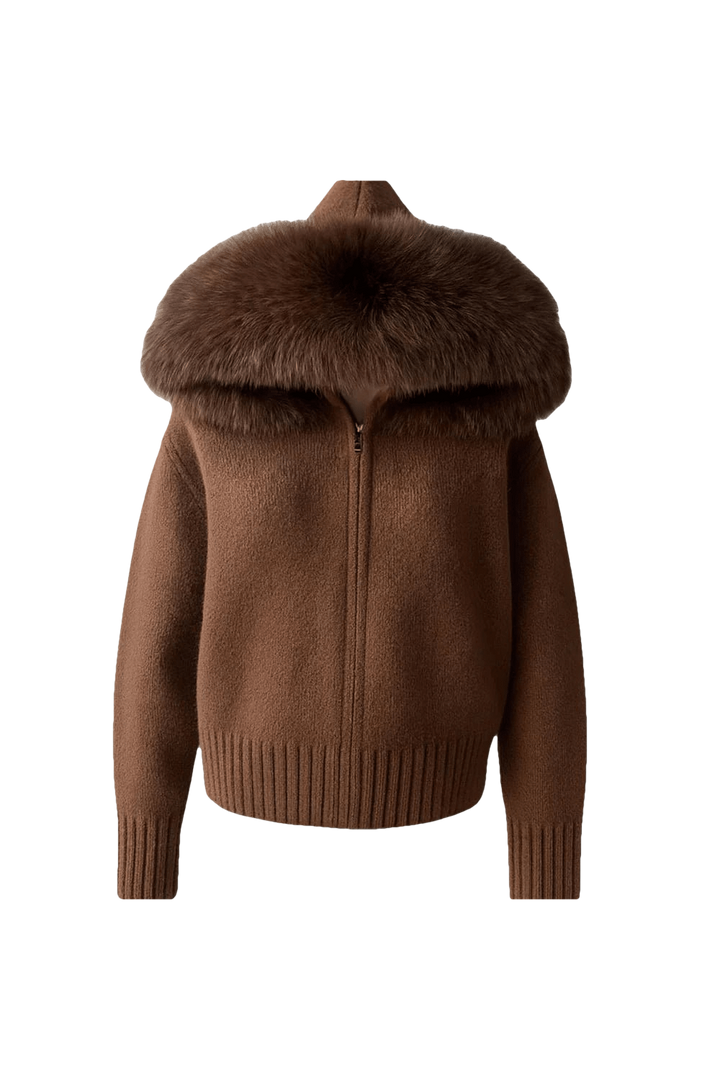 BELAMY – Chaleur Kapuzenpullover mit Fellbesatz - Miraee Paris
