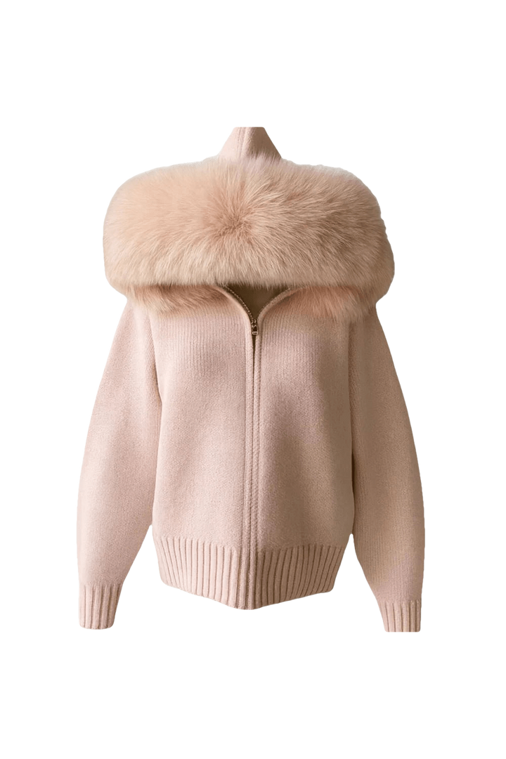 BELAMY – Chaleur Kapuzenpullover mit Fellbesatz - Miraee Paris