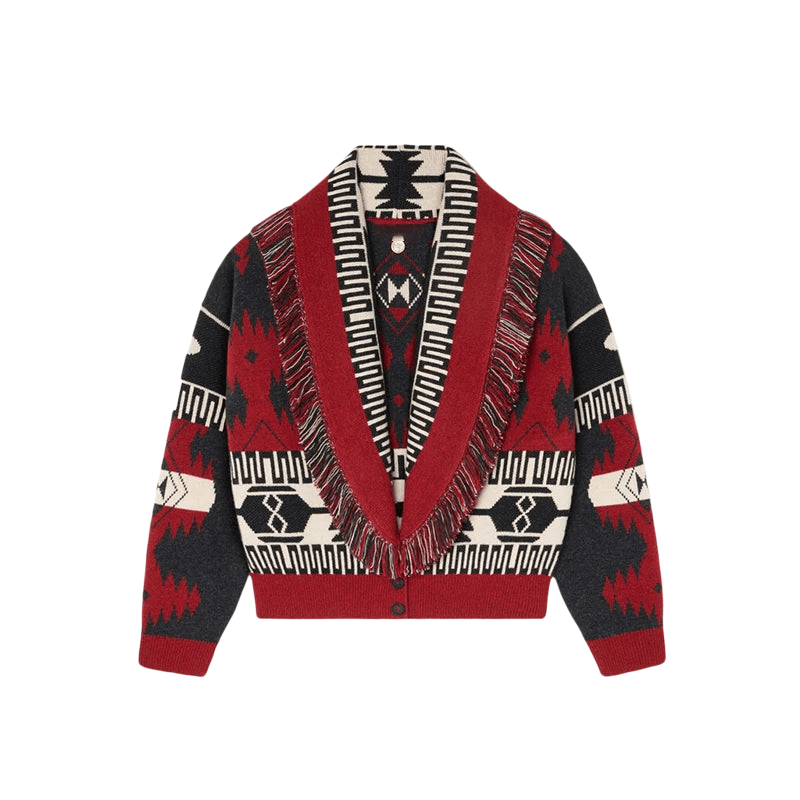 AMARA – Fransen Strickcardigan - ZAYVI