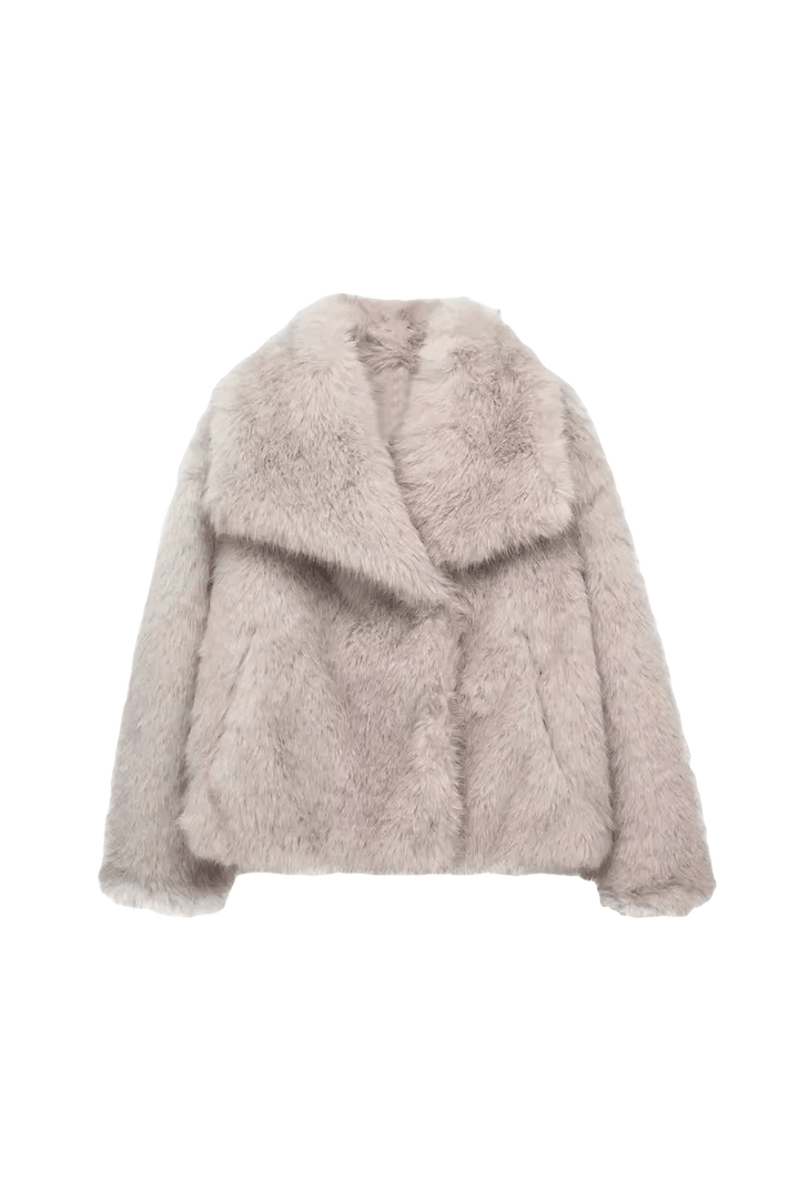 GLAMOUR FLUFFY – Luxuriöser Kunstpelzmantel - Miraee ParisJacke