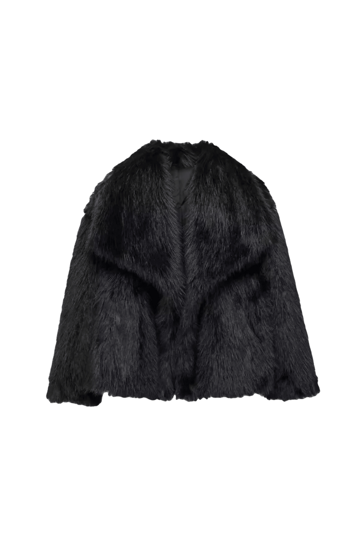 GLAMOUR FLUFFY – Luxuriöser Kunstpelzmantel - Miraee ParisJacke