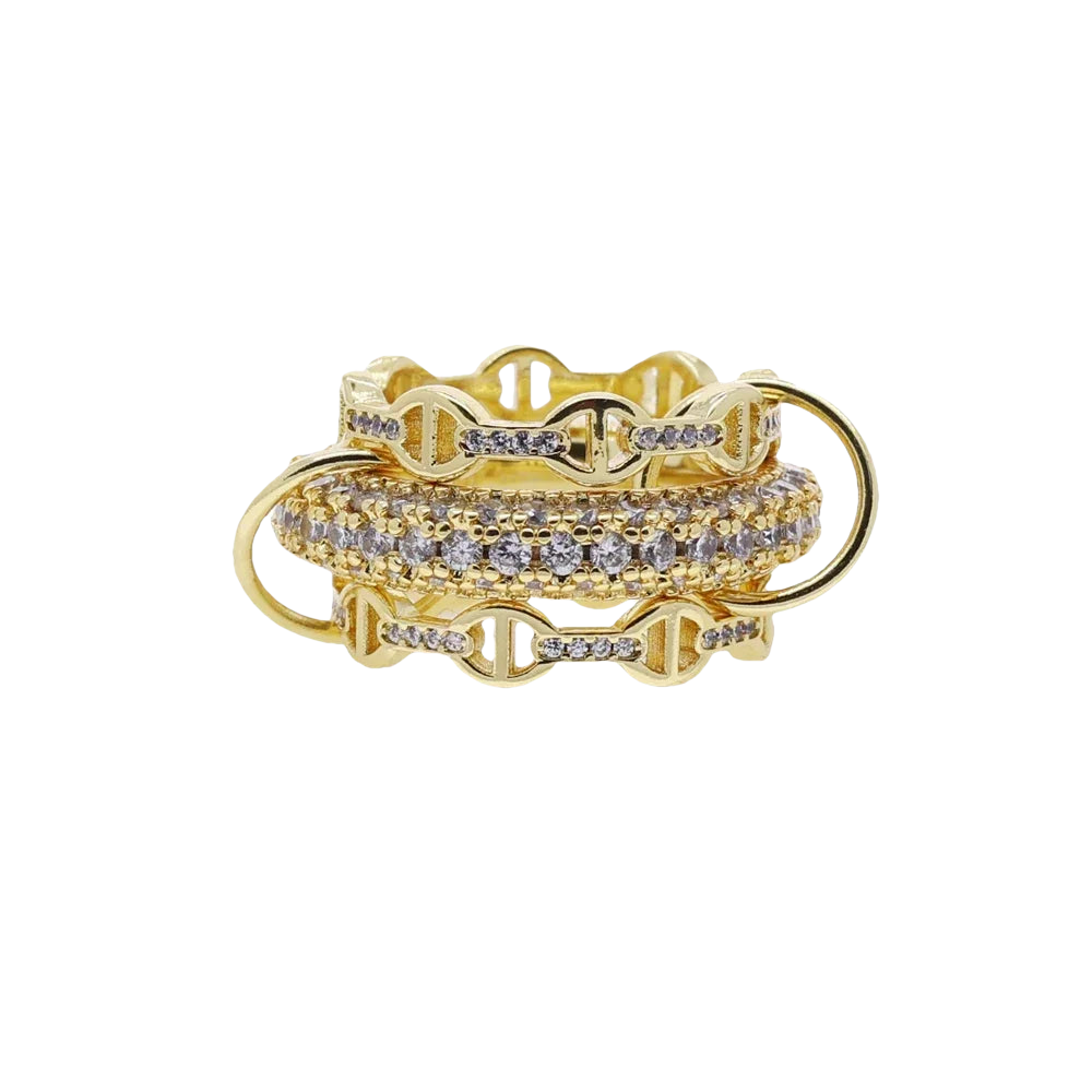 Élodie – Eleganter Zirkonia Ring mit 18K-Goldbeschichtung