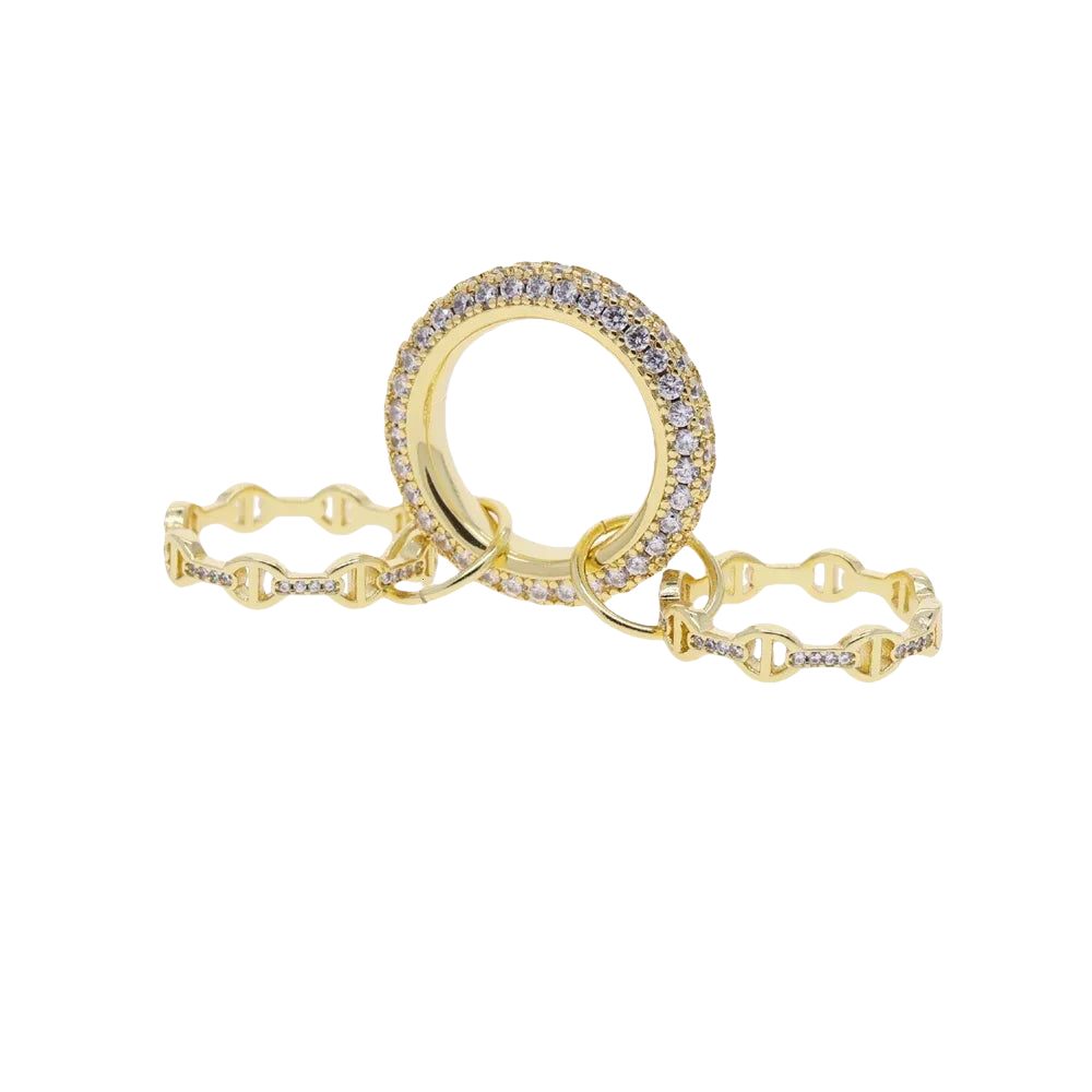 Élodie – Eleganter Zirkonia Ring mit 18K-Goldbeschichtung