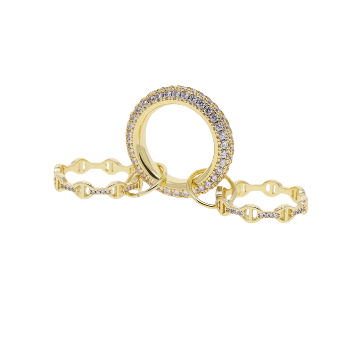 Élodie – Eleganter Zirkonia Ring mit 18K-Goldbeschichtung