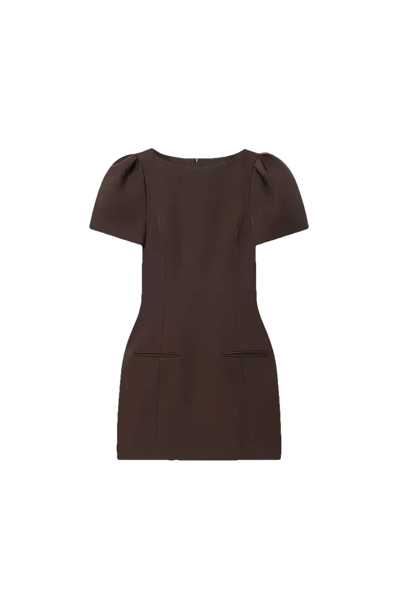 SERAPHINA – Elegantes Puff-Minikleid in Schwarz | Miraee Paris