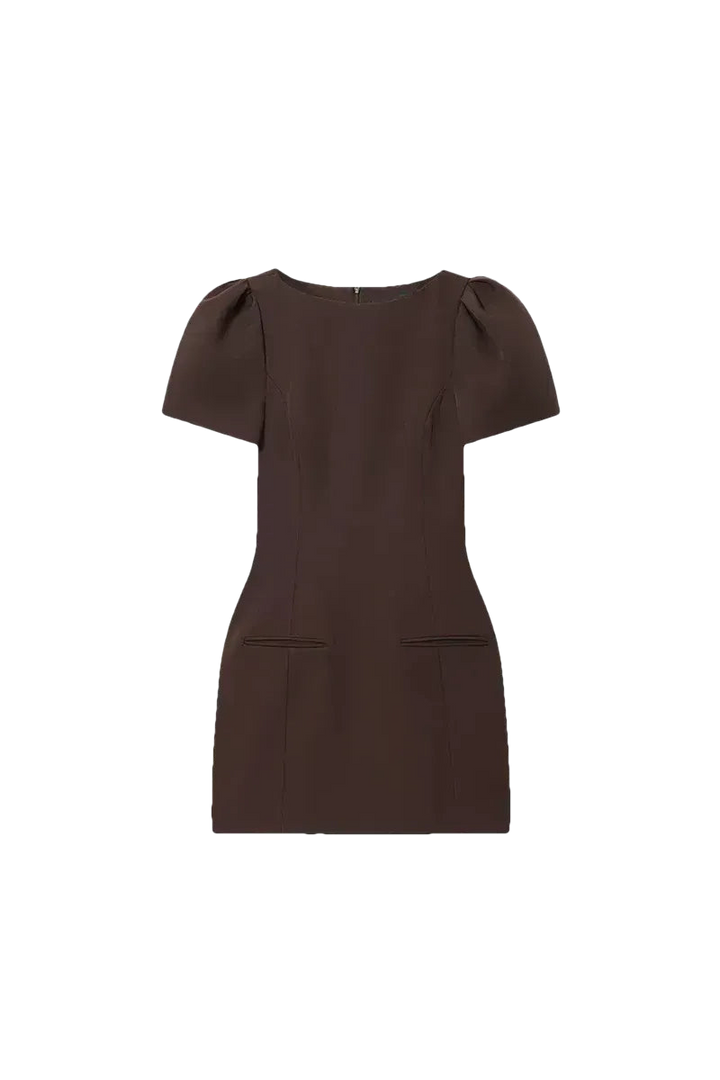 SERAPHINA – Elegantes Puff-Minikleid in Schwarz | Miraee Paris