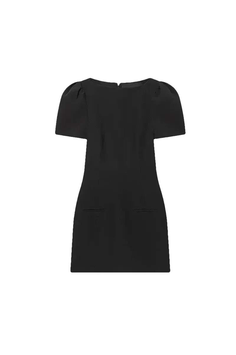 SERAPHINA – Elegantes Puff-Minikleid in Schwarz | Miraee Paris