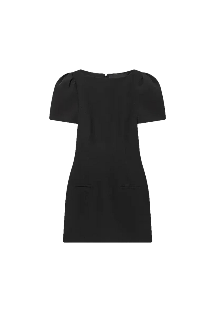 SERAPHINA – Elegantes Puff-Minikleid in Schwarz | Miraee Paris