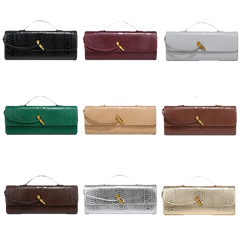 SERENA – Edle Baguette Bag in exotischer Python-Optik – Produktansicht 2 | MIRAÉE PARIS