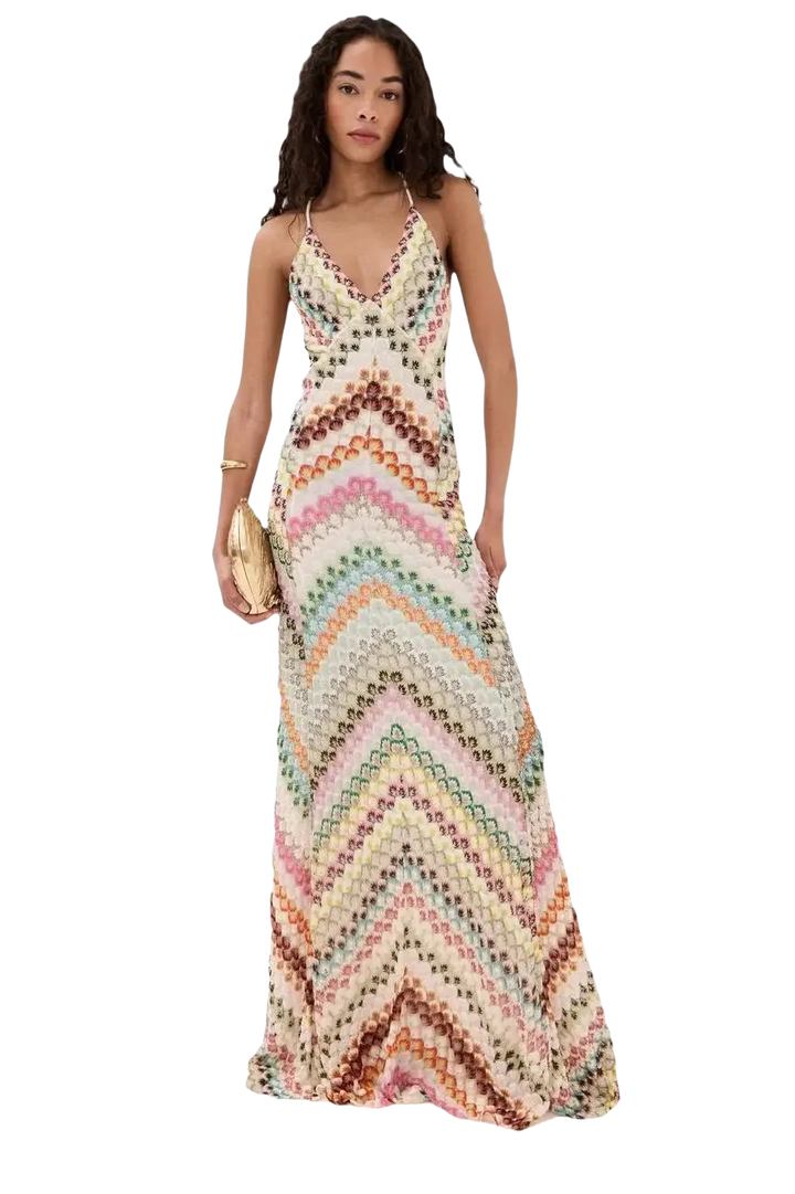 Boho Rainbow Maxikleid - Miraee Paris