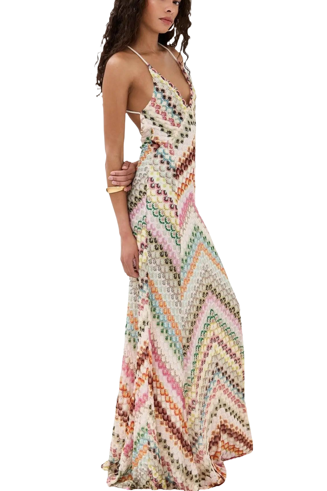Boho Rainbow Maxikleid - Miraee Paris