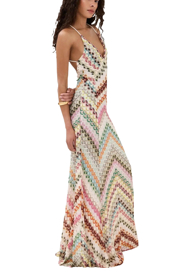 Boho Rainbow Maxikleid - Miraee Paris