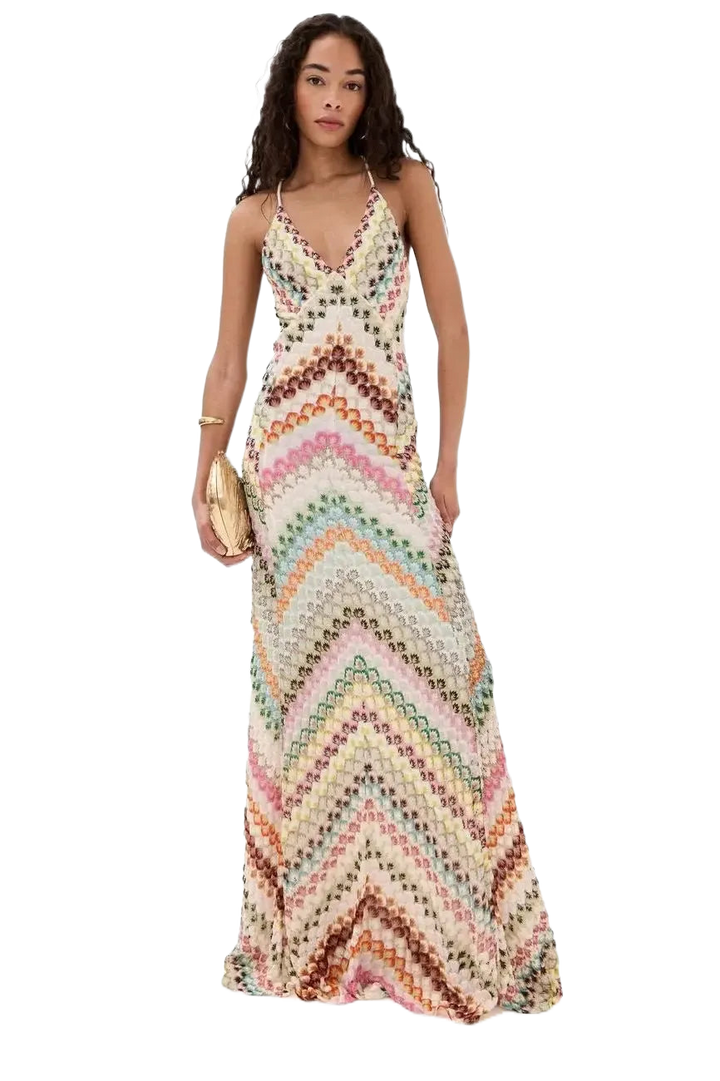 Boho Rainbow Maxikleid - Miraee Paris