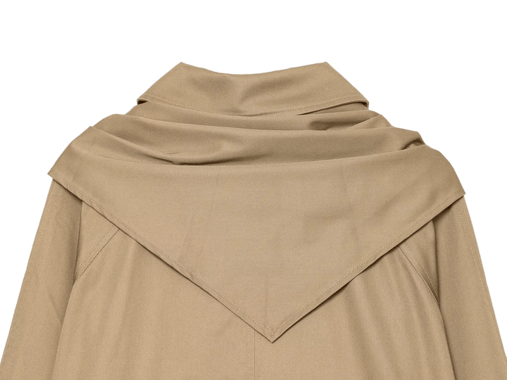 BSAY – Cropped Trenchjacke mit passendem Schal - ZAYVI