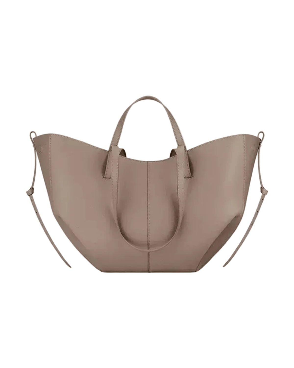 MIRAEE-UNIFORM-2026 | CAMILLE – Französische Plissé Schultertasche Y2K – Grau – freigestellte Produktansicht auf weißem Hintergrund