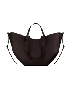 MIRAEE-UNIFORM-2026 | CAMILLE – Französische Plissé Schultertasche Y2K – Ebony – freigestellte Produktansicht auf weißem Hintergrund
