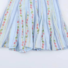Camille – Vintage Floral Halter Mini Kleid - MIRAÉE PARIS
