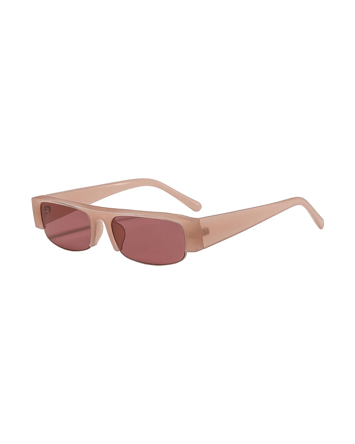 MIRAEE-UNIFORM-2026 | CAMILLE – Vintage Sonnenbrille Damen UV400 – Rosa – freigestellte Produktansicht auf weißem Hintergrund