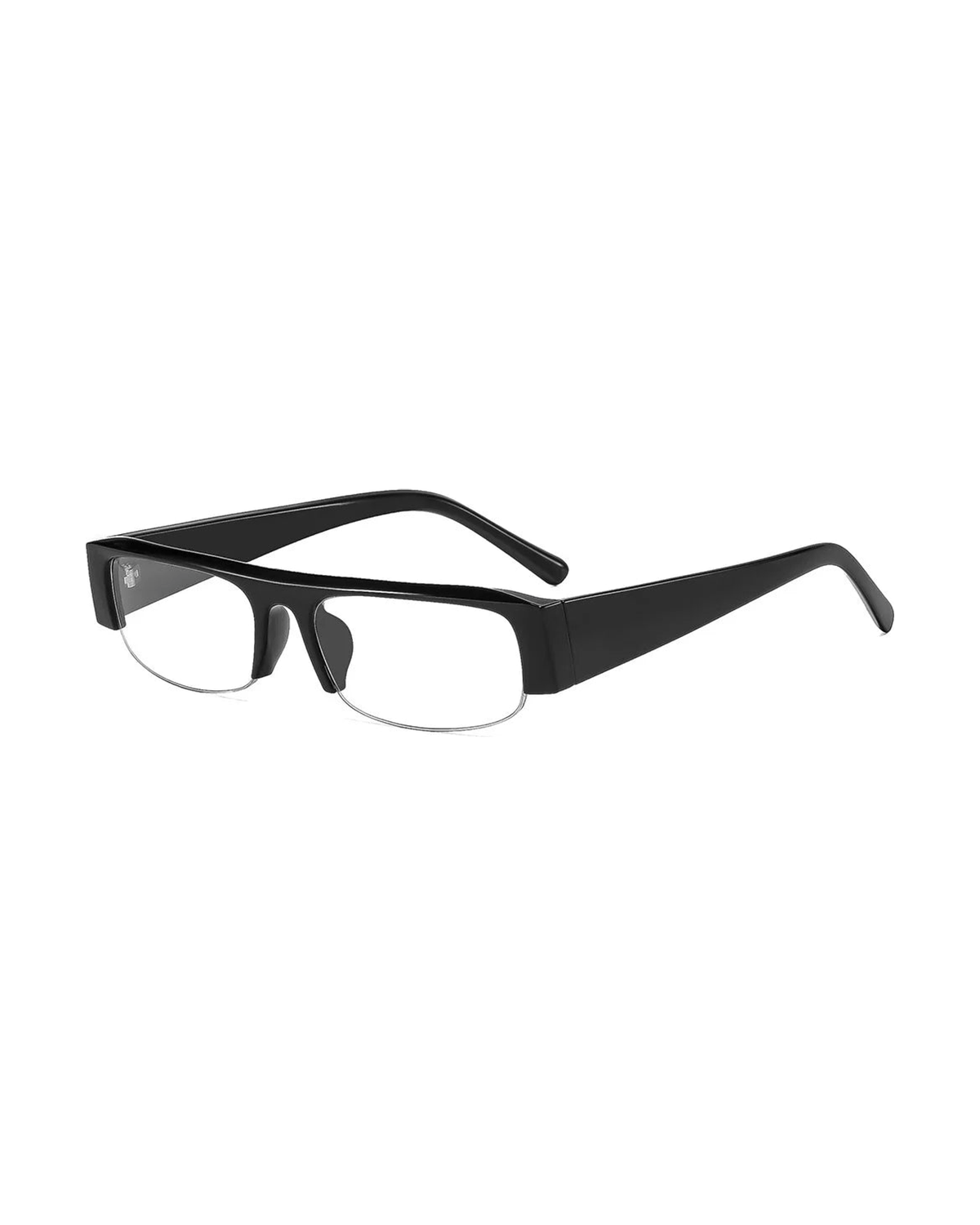 MIRAEE-UNIFORM-2026 | CAMILLE – Vintage Sonnenbrille Damen UV400 – Schwarz – freigestellte Produktansicht auf weißem Hintergrund