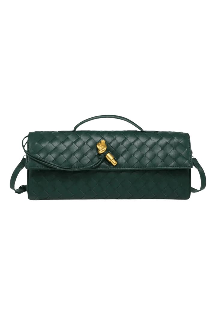 CELESTE – Handgewebte Mini‑Clutch - Miraee Paris