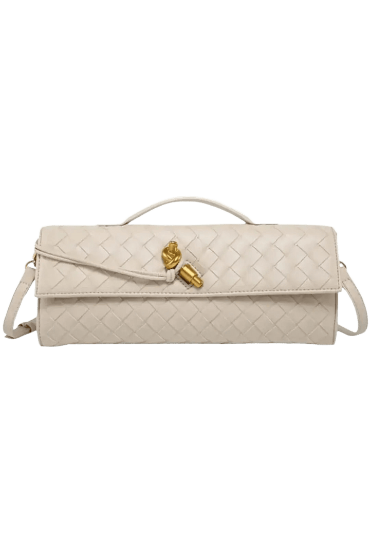 CELESTE – Handgewebte Mini‑Clutch - Miraee Paris