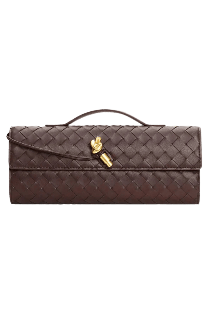 CELESTE – Handgewebte Mini‑Clutch - Miraee Paris