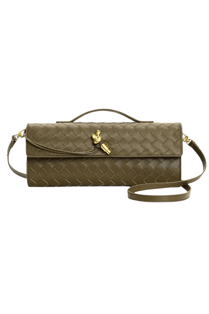 CELESTE – Handgewebte Mini‑Clutch - Miraee Paris
