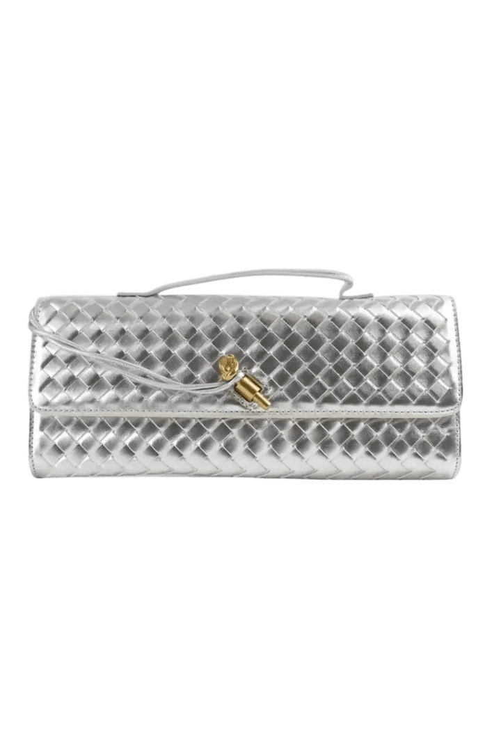 CELESTE – Handgewebte Mini‑Clutch - Miraee Paris