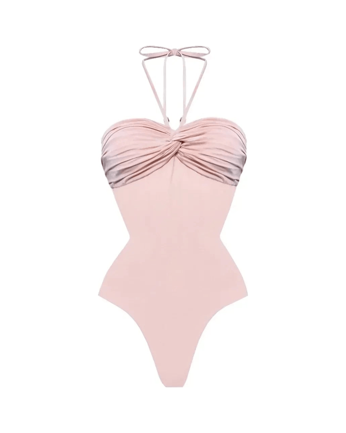MIRAEE-UNIFORM-2026 | CHLOÉ – Halter Bikini Set 2-teilig – Badeanzug – freigestellte Produktansicht auf weißem Hintergrund
