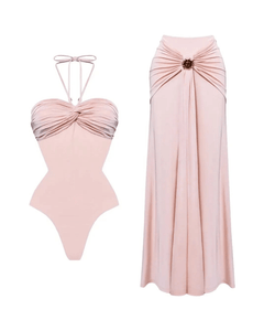 MIRAEE-UNIFORM-2026 | CHLOÉ – Halter Bikini Set 2-teilig – Set – freigestellte Produktansicht auf weißem Hintergrund