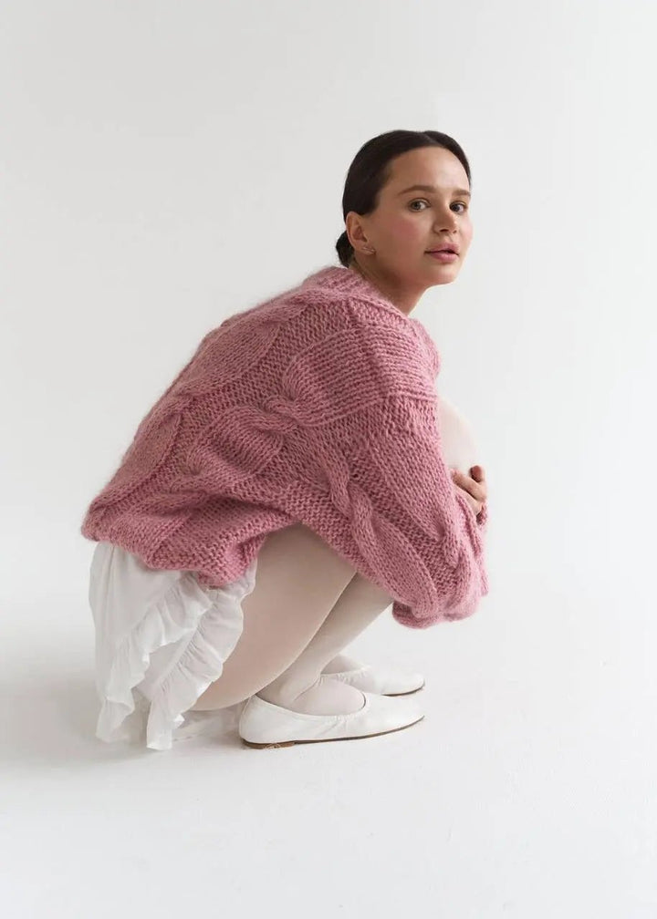 Chunky Knit Cardigan „Amelia“ - Miraee Paris