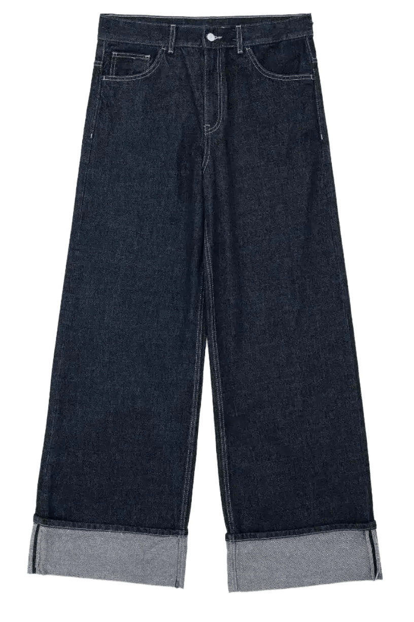 Denim Co - Ord Set – Jeansjacke & High - Waist Jeans - Miraee Paris