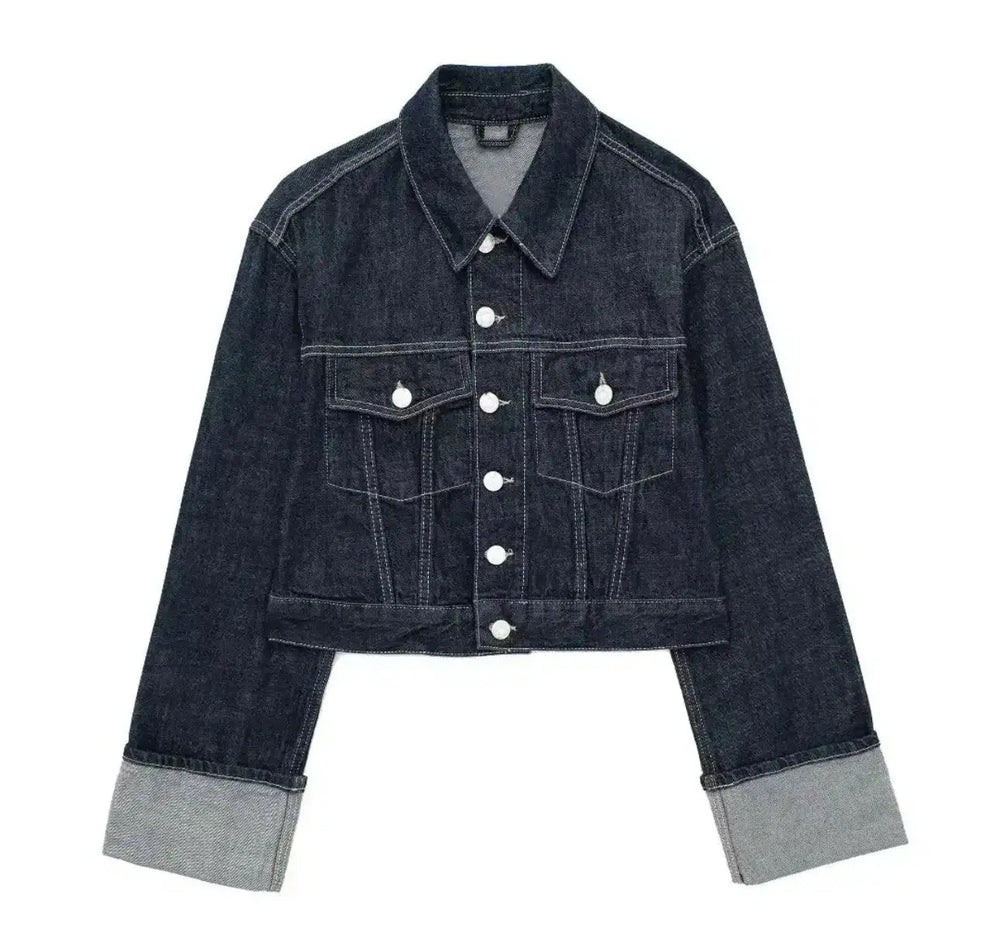 Denim Co - Ord Set – Jeansjacke & High - Waist Jeans - Miraee Paris