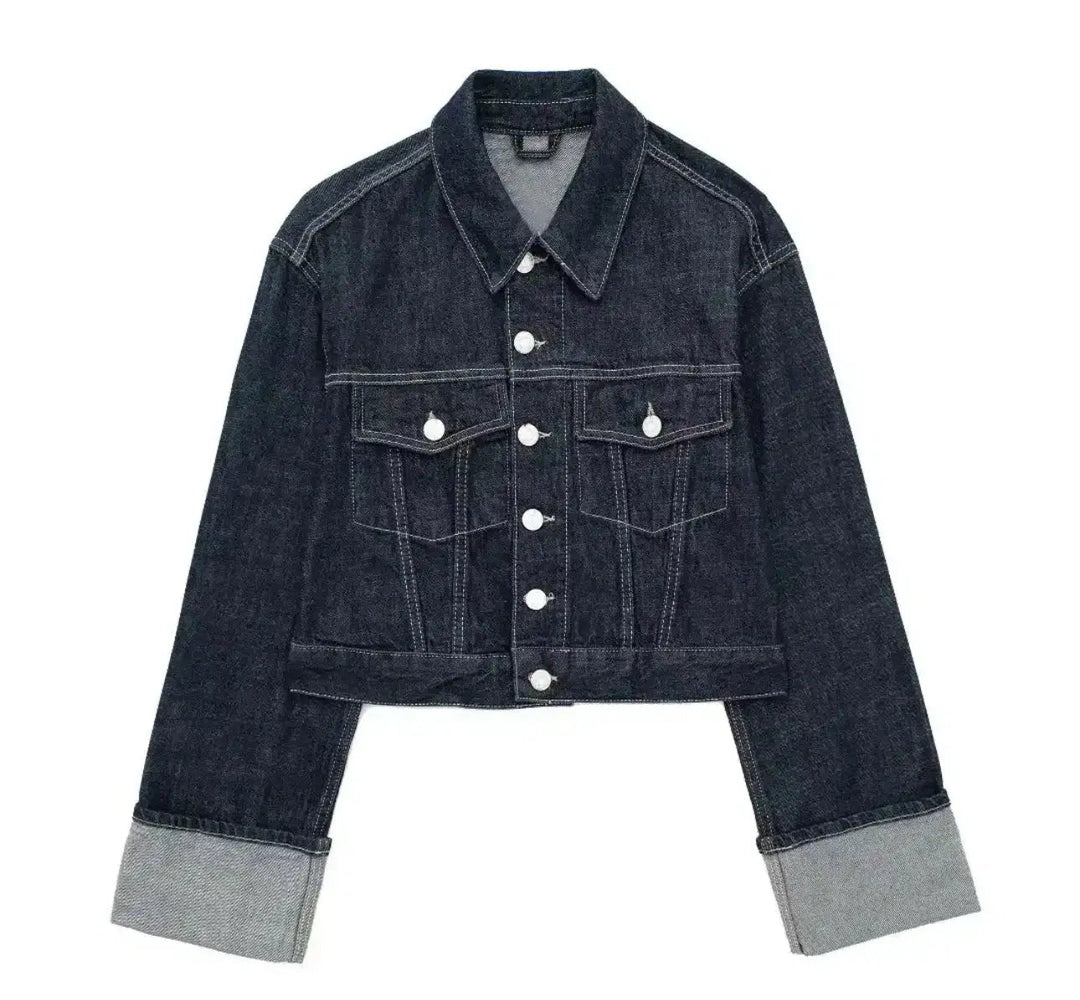 Denim Co - Ord Set – Jeansjacke & High - Waist Jeans - Miraee Paris