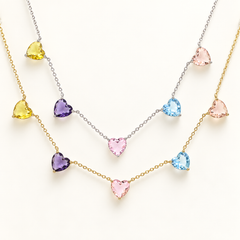 Élise Herz-Choker – pastellfarbene Zirkonia im Detail