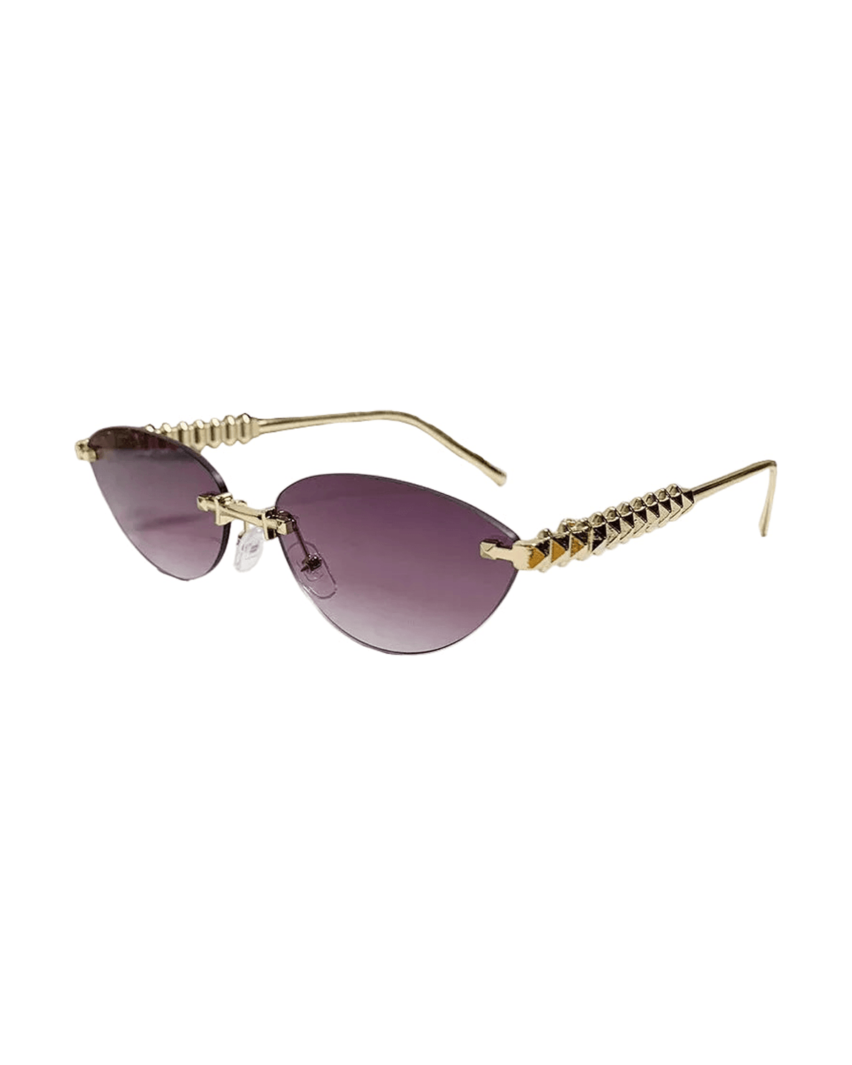 MIRAEE-UNIFORM-2026 | Élodie Cat-Eye Sonnenbrille – Lila – freigestellte Produktansicht auf weißem Hintergrund