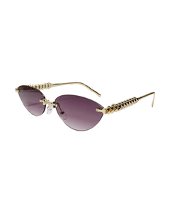 MIRAEE-UNIFORM-2026 | Élodie Cat-Eye Sonnenbrille – Lila – freigestellte Produktansicht auf weißem Hintergrund