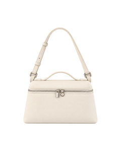 MIRAEE-UNIFORM-2026 | ÉLOISE – Elegante Mini Schulter- & Umhängetasche – Ivory – freigestellte Produktansicht auf weißem Hintergrund