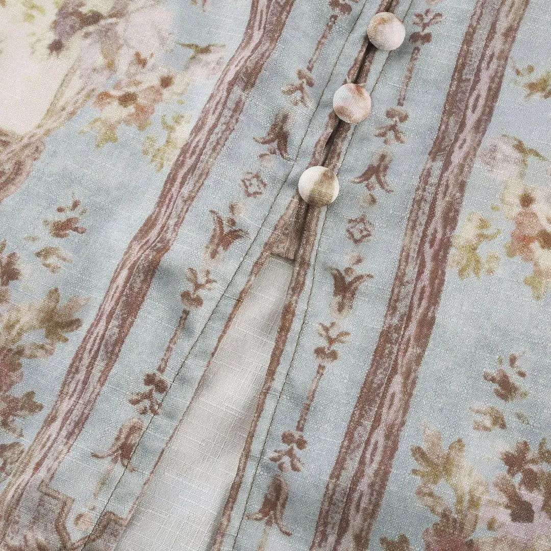 Florence – Romantisches Maxikleid in Pastell.