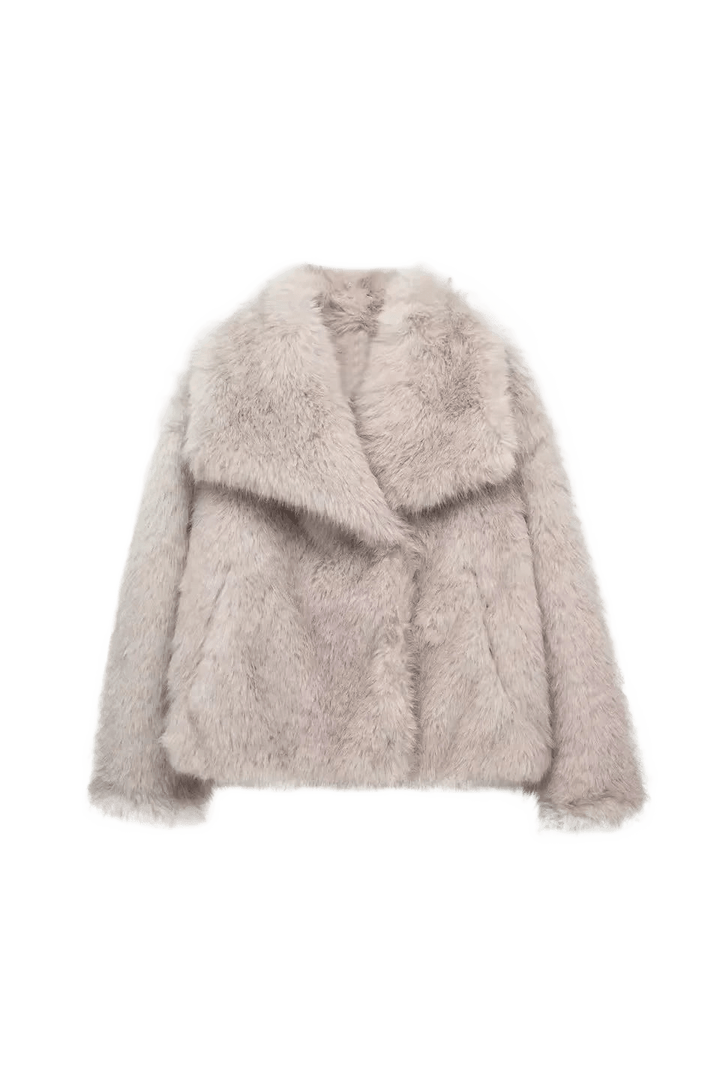 GLAMOUR FLUFFY – Luxuriöser Kunstpelzmantel - Miraee ParisJacke