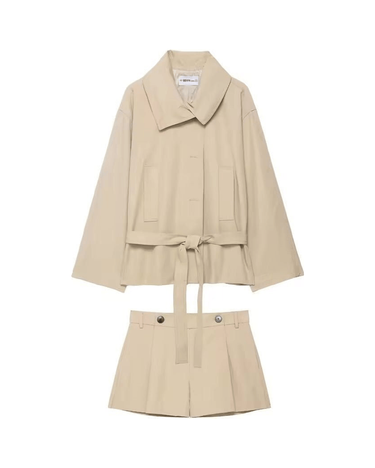MIRAEE-UNIFORM-2026 | GRACE – Elegantes Damen-2-Teiler-Set für moderne Looks – freigestellte Produktansicht auf weißem Hintergrund