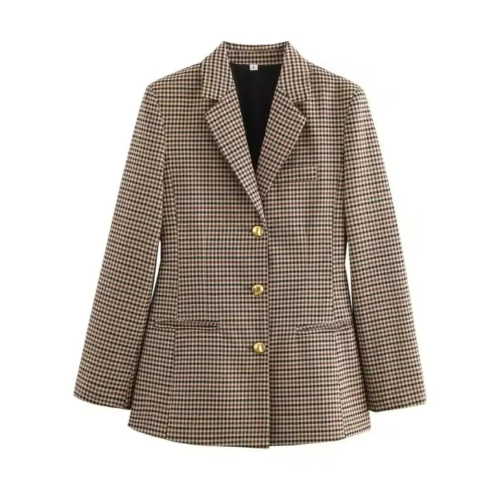 Klassischer Karo Blazer - Miraee Paris