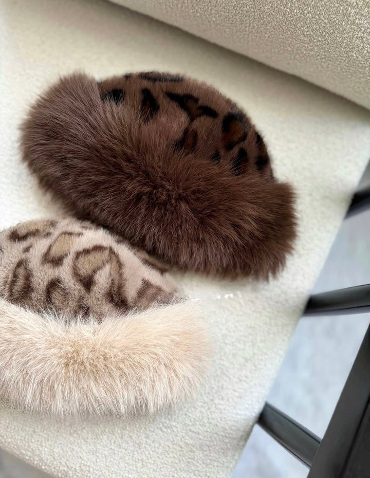 LEO - Beanie im Leoparden - Design - Miraee Paris