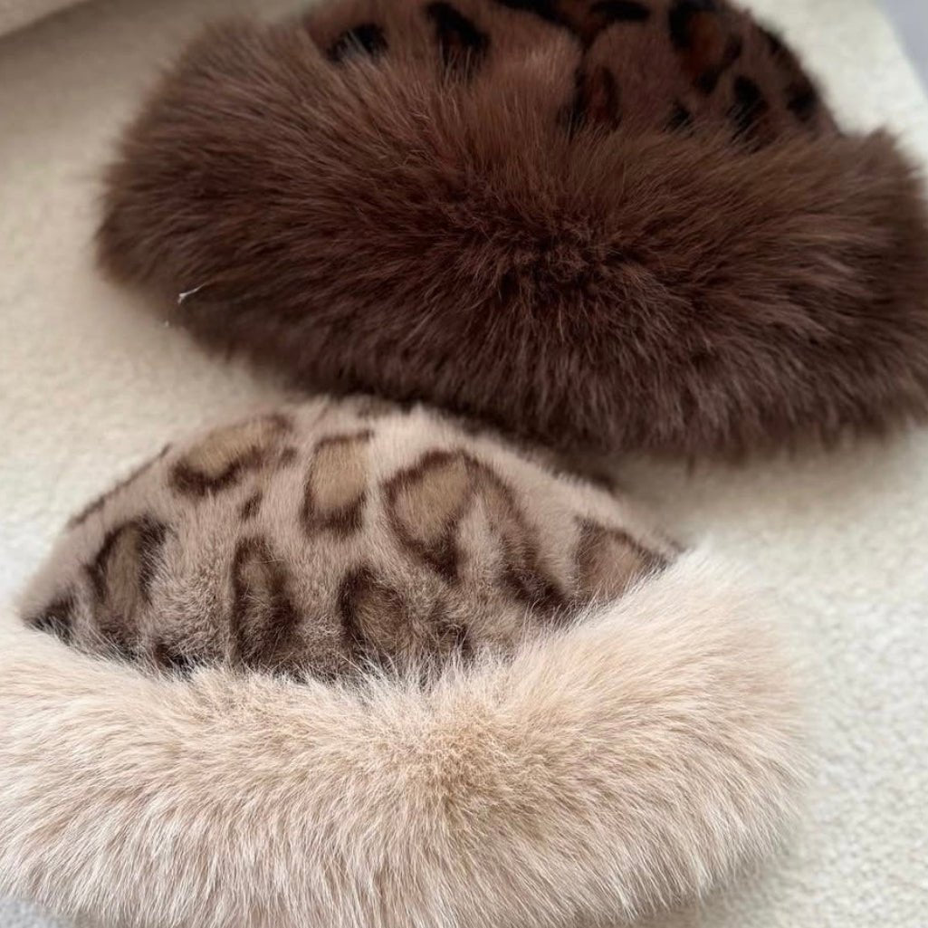 LEO - Beanie im Leoparden - Design - Miraee Paris